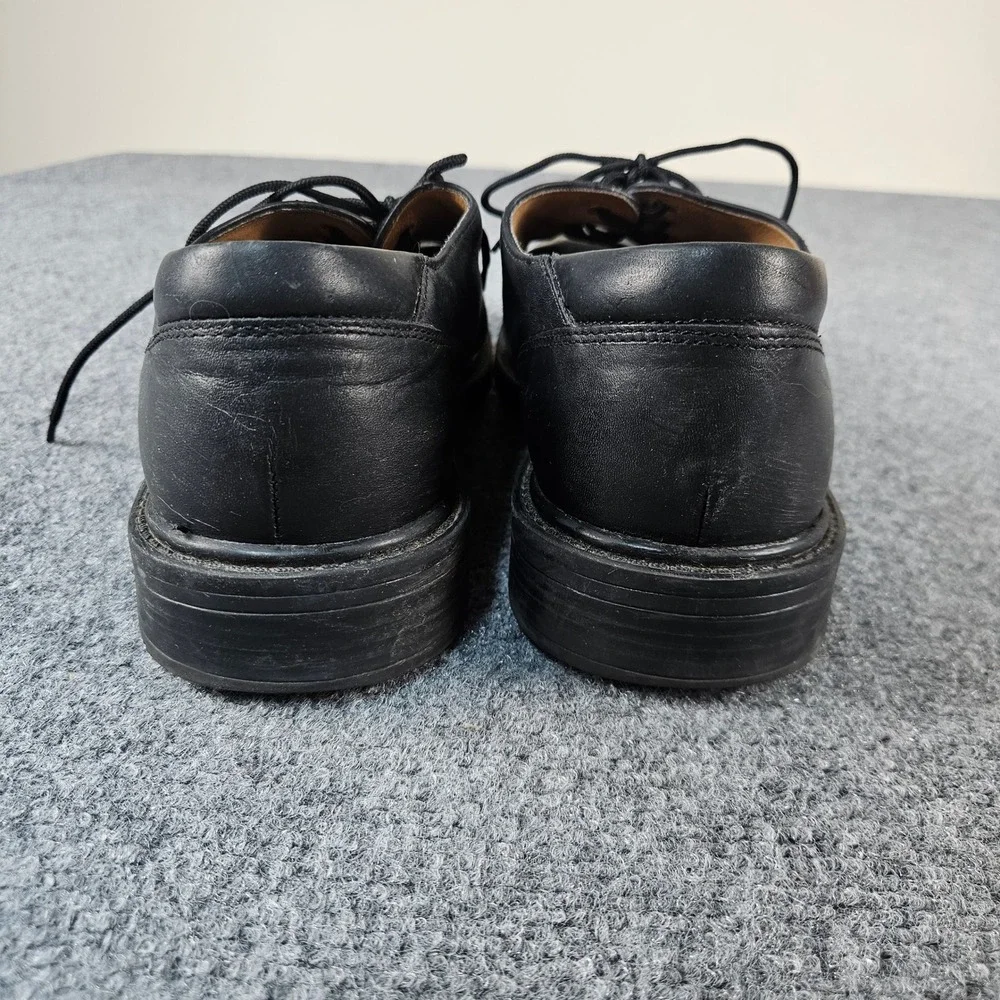 Nunn Bush Mens Black‎ Leather Cap Toe Oxford Dress Shoes 81168 01 8.5 M
